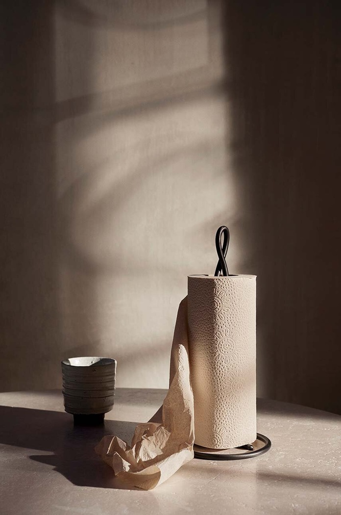 Κουζίνα και μπαρ Βάση για ρολό κουζίνας ferm LIVING Curvature 1104264494 μαύρο