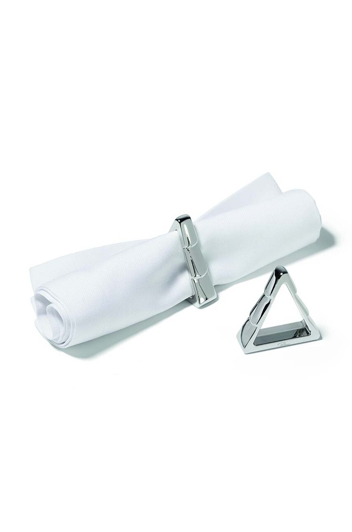 Obruč za salvete Philippi Tannenba 2-pack siva P273094