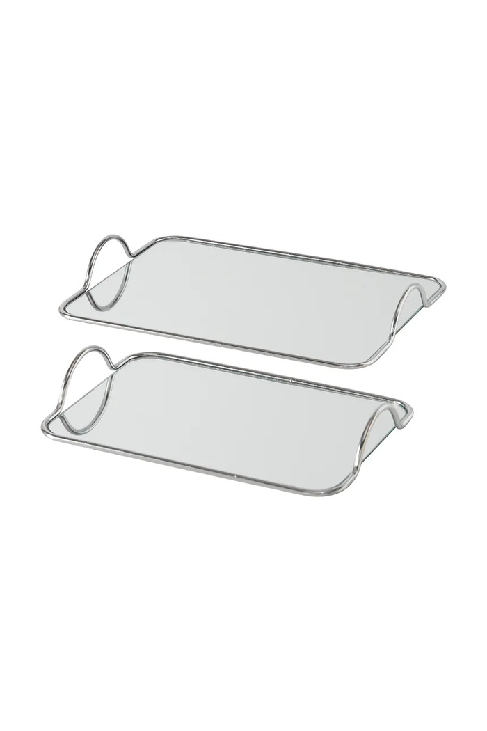 Boltze Set de tavi Magellan 2-pack gri 2052916