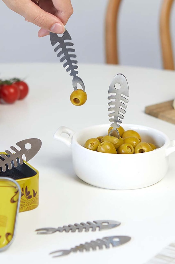 Set vilica za grickalice Balvi Sardines 6-pack 25187 šarena