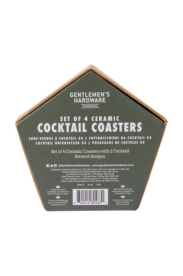 Gentlemen's Hardware podstawka kuchenna 4-pack GEN642UK multicolor