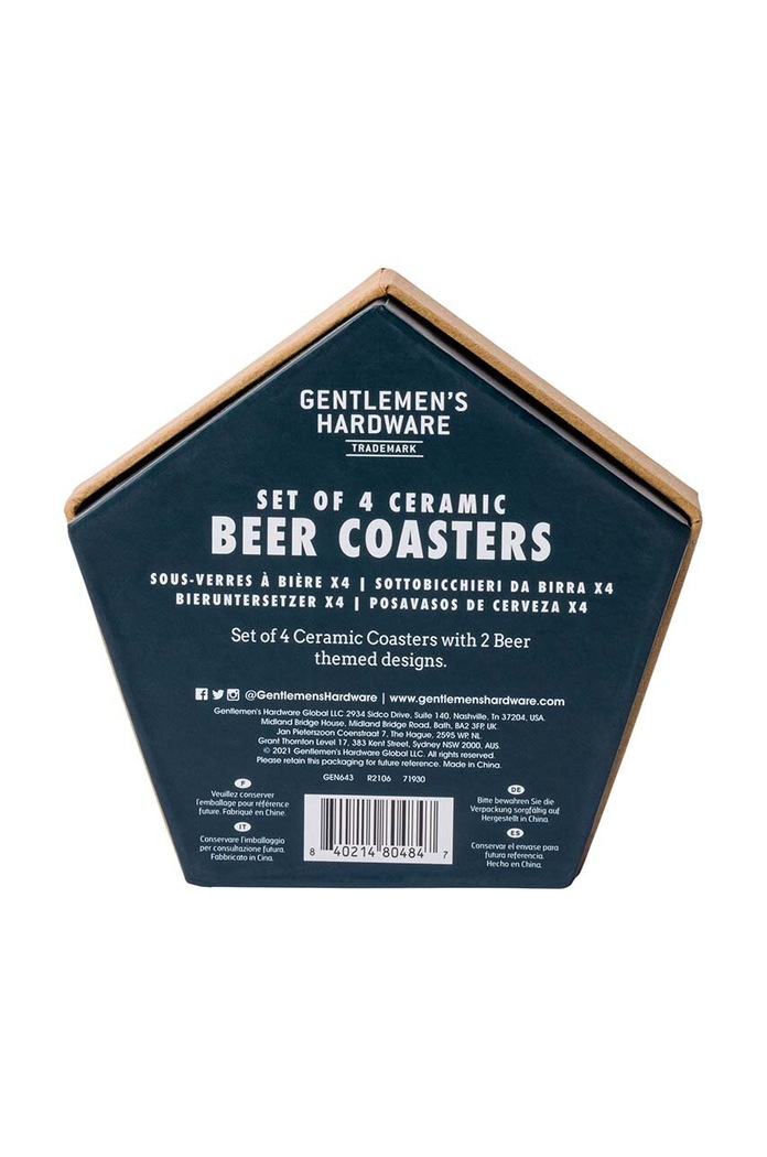 Gentlemen's Hardware podkładka Beer 4-pack GEN643UK multicolor