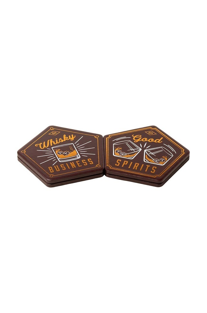 Podložka Gentlemen's Hardware Whisky 4-pak GEN661UK hnedá AA00