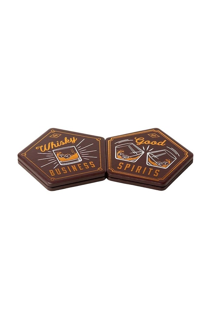Podložka Gentlemen's Hardware Whisky 4-pak GEN661UK hnedá AA00