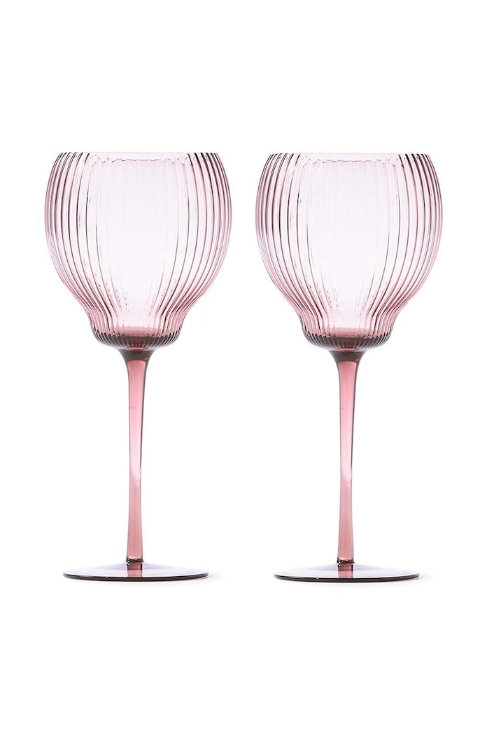 POLSPOTTEN Set de pahare de vin Pum 450 ml 2-pack roz 140.230.154