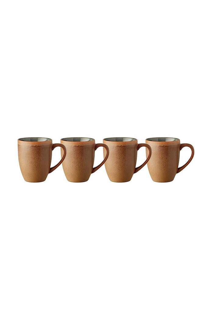 Bitz Set căni Wood/Forest 300 ml 4-pack portocaliu 28081.