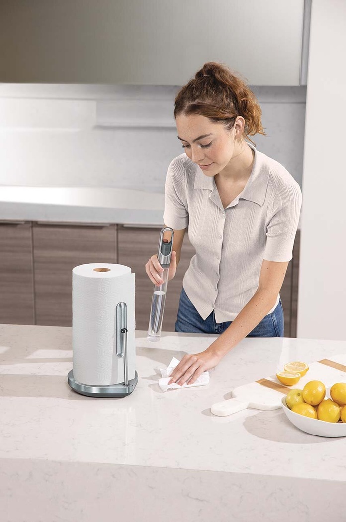 Stojan na papierové utierky Simplehuman Brushie KT1196
