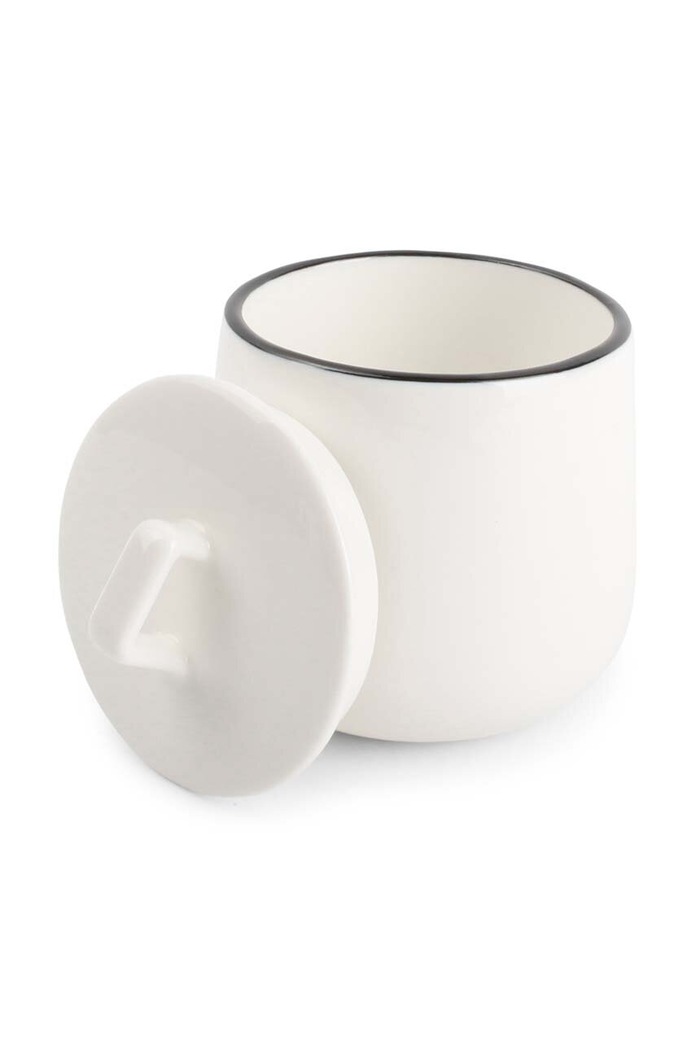 Cukřenka a konvička na mléko S|P Collection Studio Base 140 ml bílá 850013