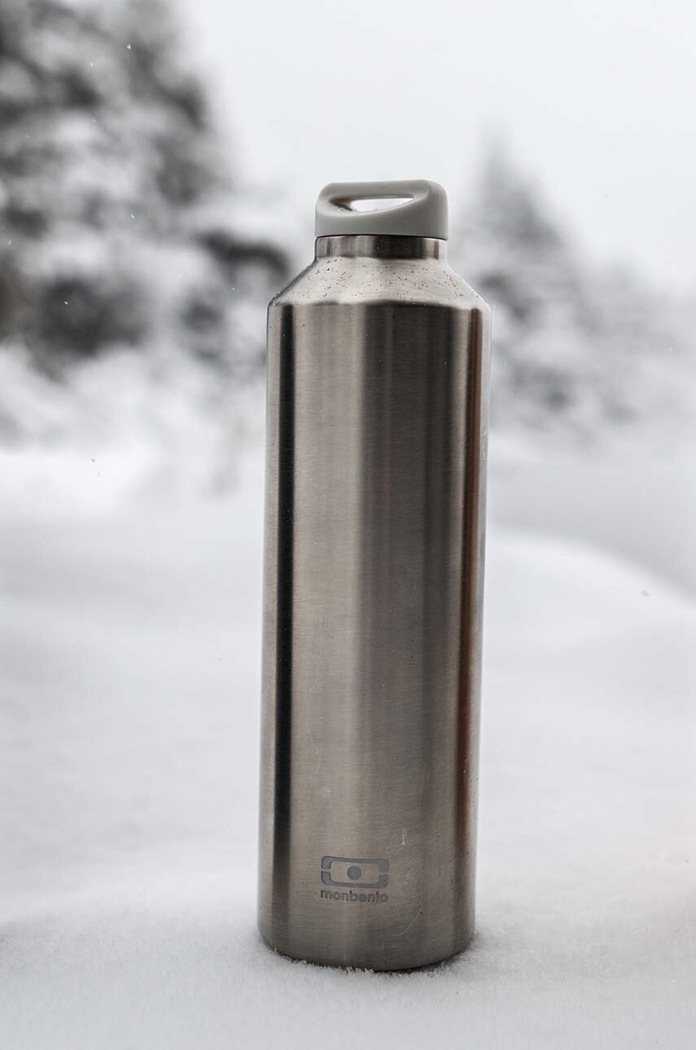Termo steklenica Monbento Steel Metallic Silver 500 ml pisana 401101000