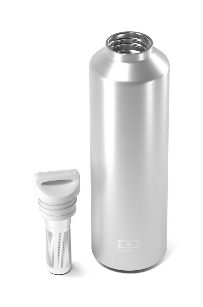 Termo steklenica Monbento Steel Metallic Silver 500 ml 401101000 pisana AA00
