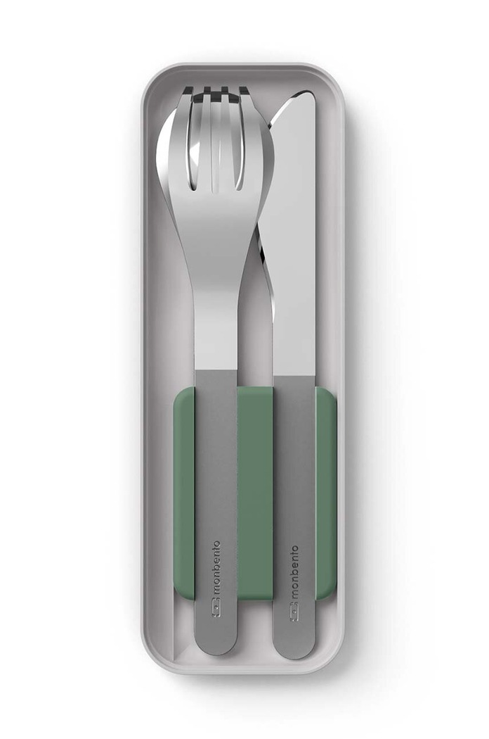 Σετ μαχαιροπήρουνων σε θήκη Monbento Slim Nest 3-pack πολύχρωμο 50300044