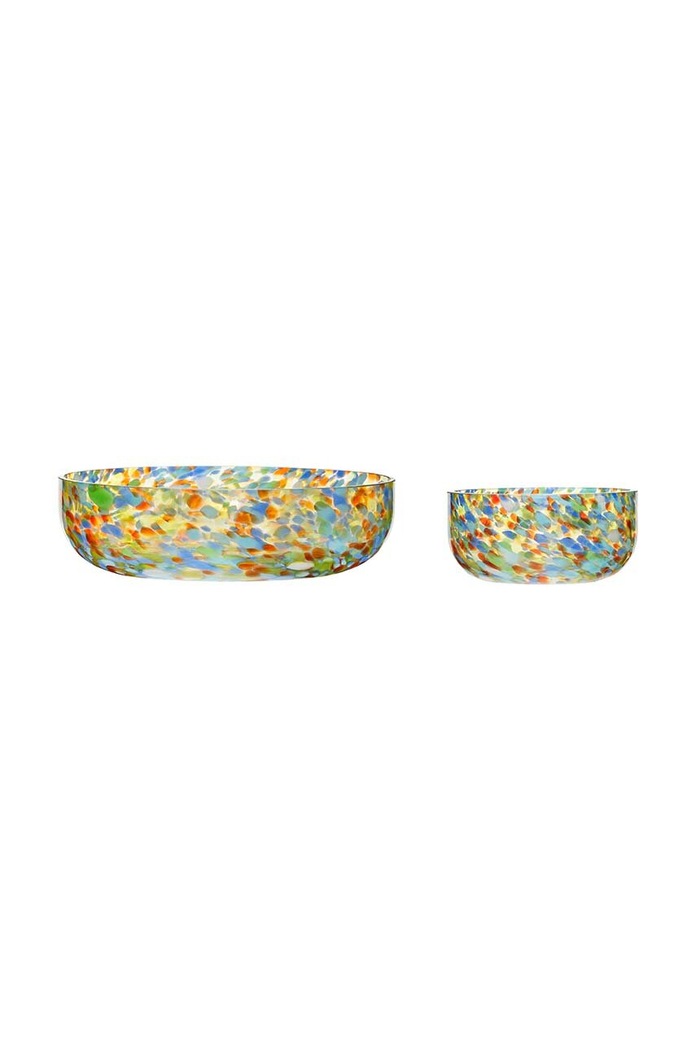 Hübsch zestaw misek Confetti 2-pack multicolor 161501