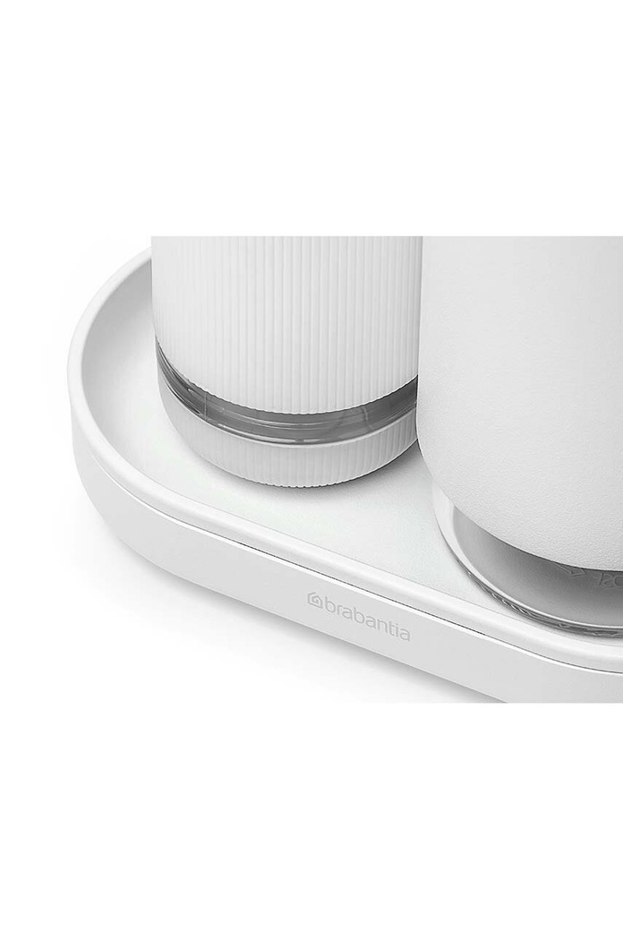 Kuchyňa a bar Sada kuchynských dávkovačov so stojanom Brabantia SinkStyle 2 x 200 ml 227967 biela