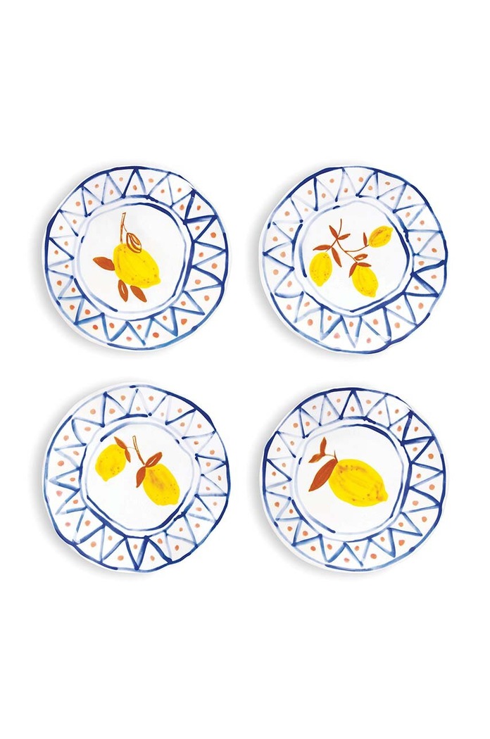 Set krožnikov za predjed &k amsterdam Lemon Moroccan 16 cm 4-pack pisana 2811.03