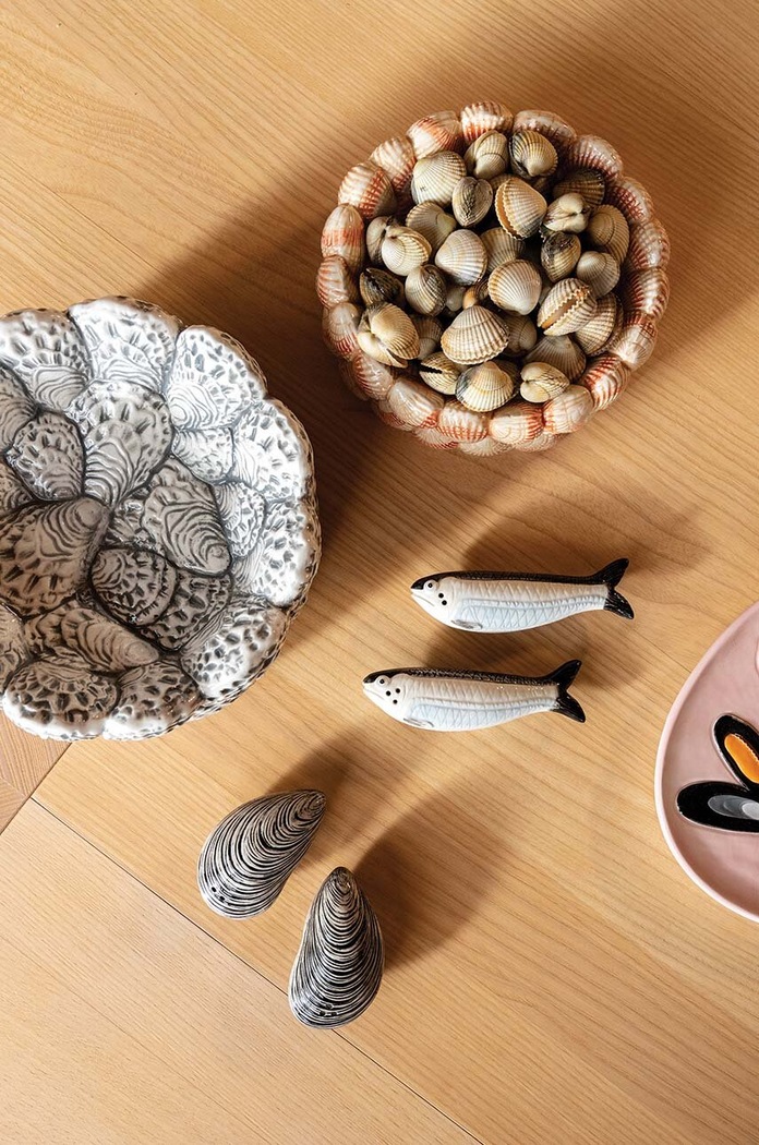 Soľnička a korenička &k amsterdam Mussel hnedá 1799.17
