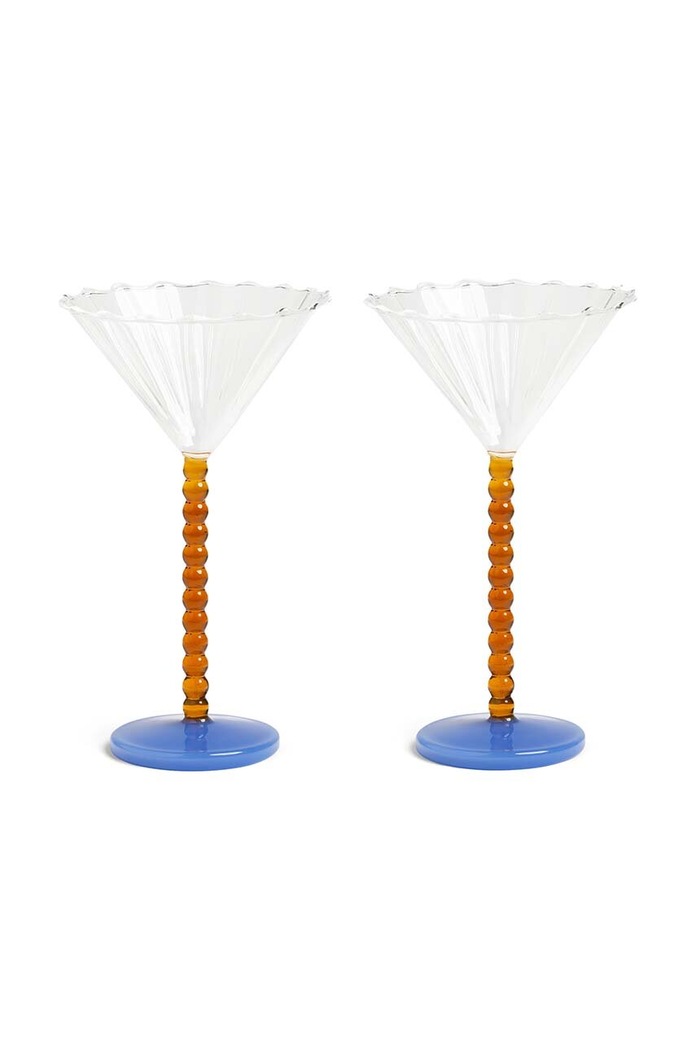 Комплект чаши за вино &k amsterdam Coupe Perle Amber (2 броя) многоцветен 352.05