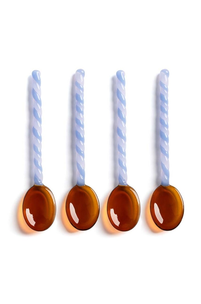 Σετ κουτάλια &k amsterdam Spoon Duet Amber 4-pack πολύχρωμο 2174.10