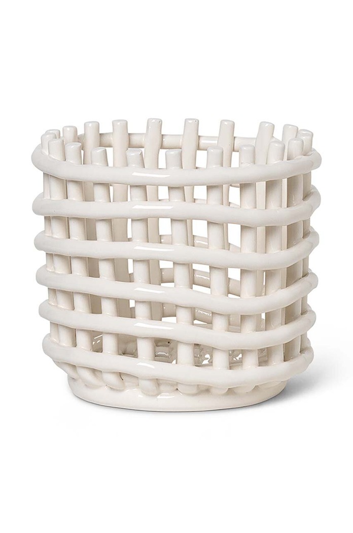 Кошик для фруктів ferm LIVING S білий 110073202