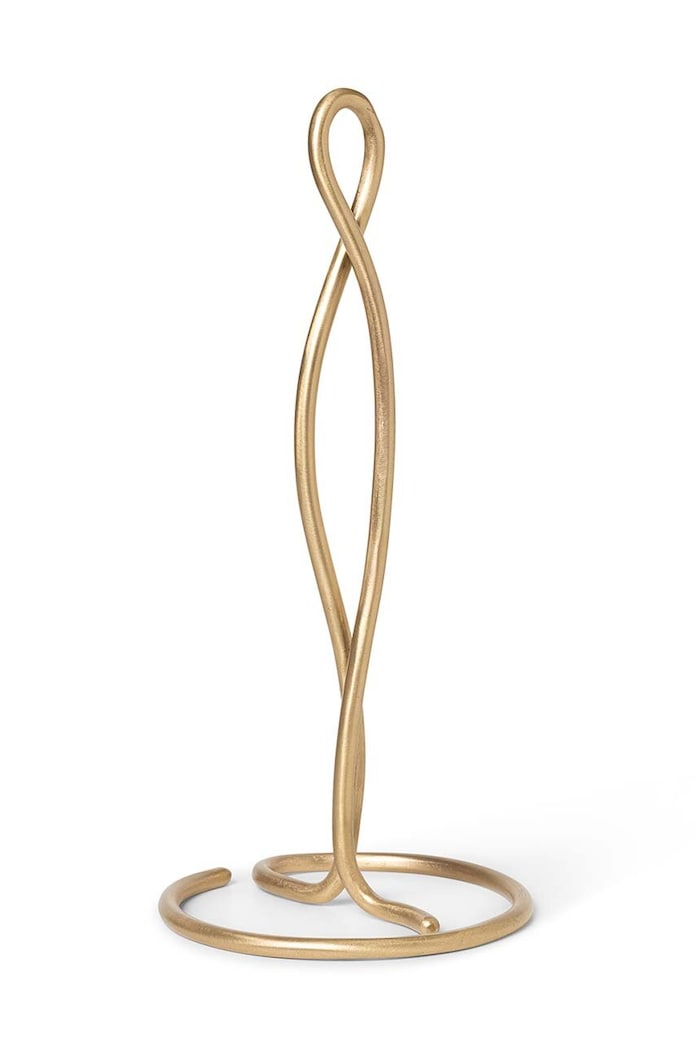 Stalak za papirnate ubruse ferm LIVING Curvature zlatna 1104264493