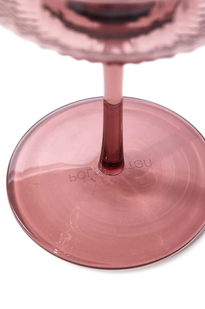 Komplet kozarcev za vino Pols Potten Pum Coupe Glasses 250 ml 2-pack 140.230.152 roza