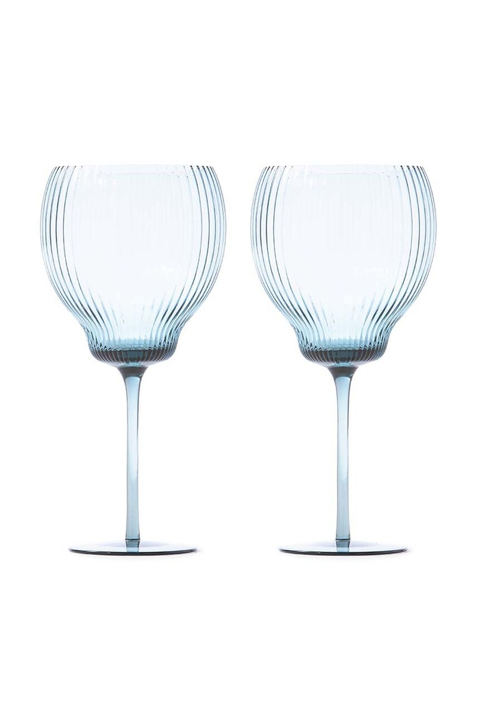 POLSPOTTEN Set calici da vino Pum Wineglasses 700 ml blu 140.230.155