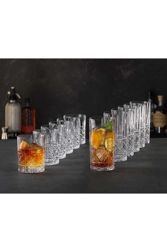 Kuchyňa a bar Sada barových pohárov Nachtmann Elegance 345 / 445 ml 12-pak 2750194 priesvitná
