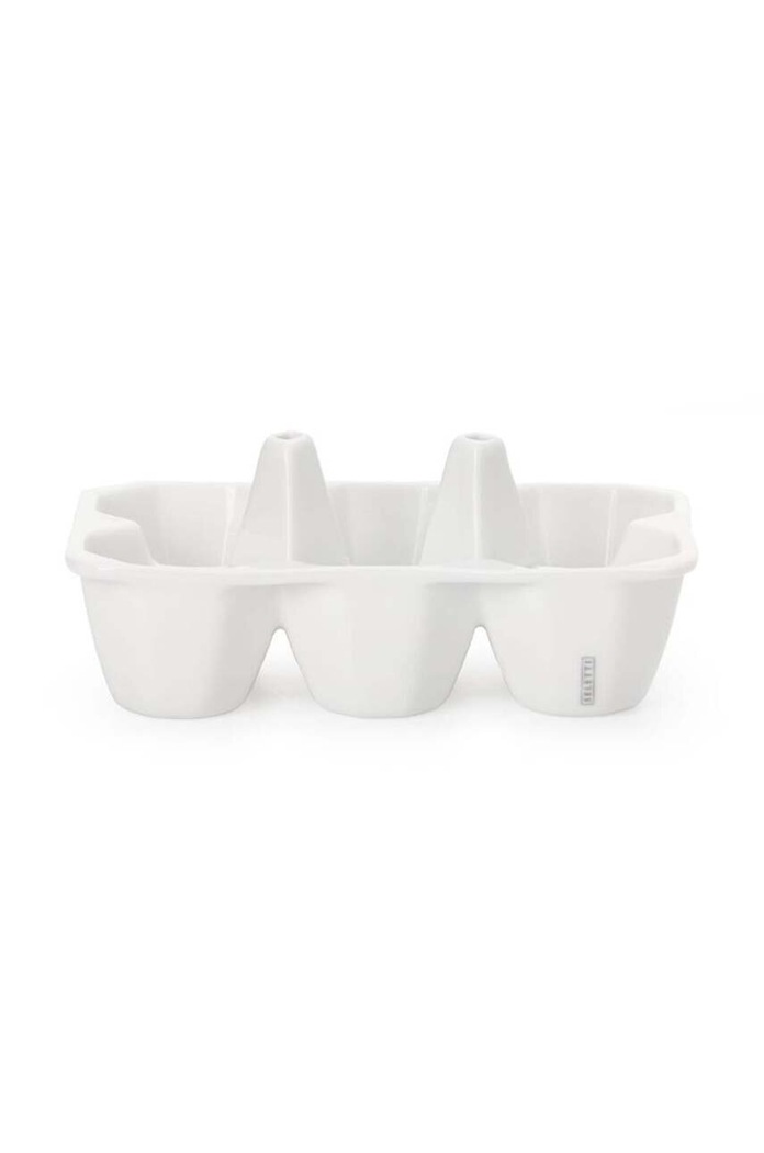 Seletti pojemnik na jajka Estetico Quotidiano 10 x 15 x 6,5 cm biały 10644