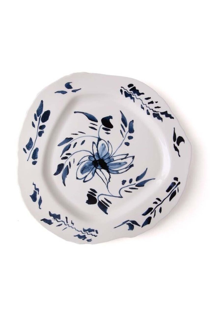 Seletti talerz płaski English Delft 28 cm multicolor 11201