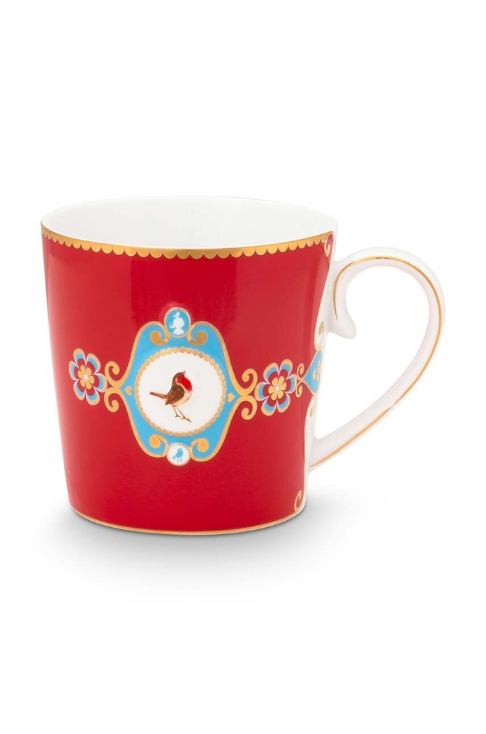 Комплект чаши Pip Studio Love Birds Medallion 250 ml (6 броя) многоцветен 51002318