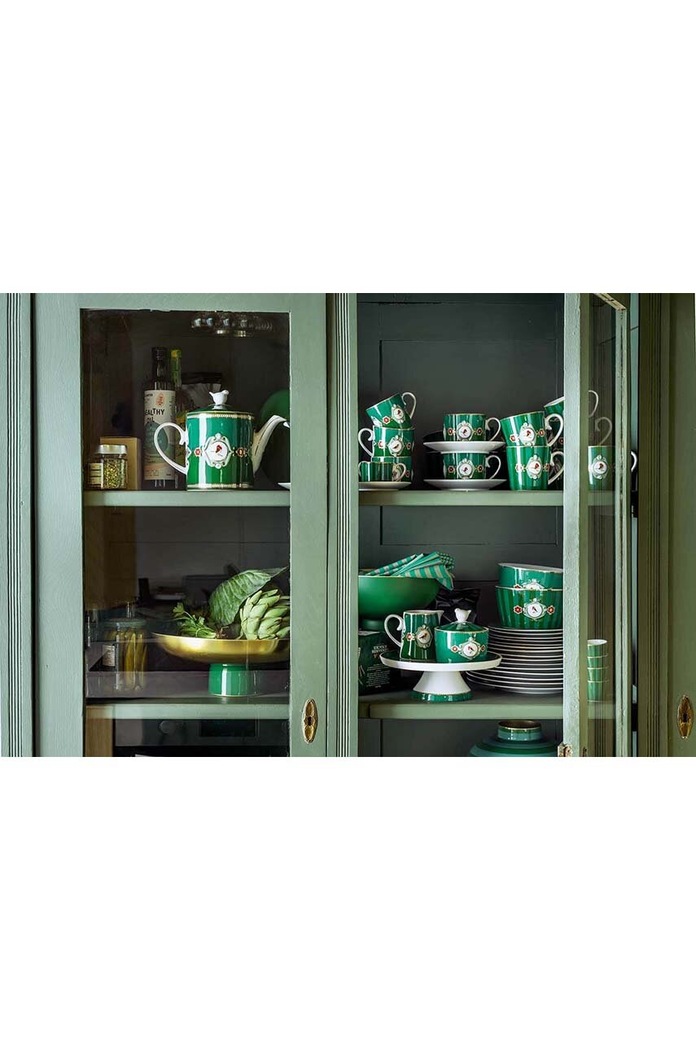 Ceainic Love Birds Medallion 1,3 L Pip Studio verde 51005079