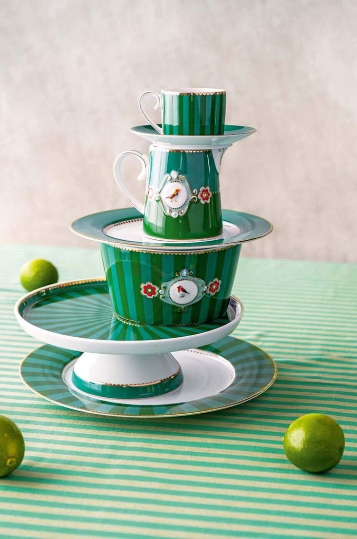 Bucătărie și bar Pip Studio Platou Love Birds S 51018161 verde