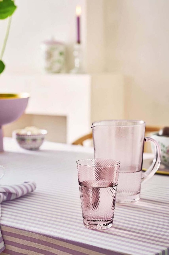 Kuchnia i bar Pip Studio dzbanek Twisted Lilac 1,45 L 51074009 różowy