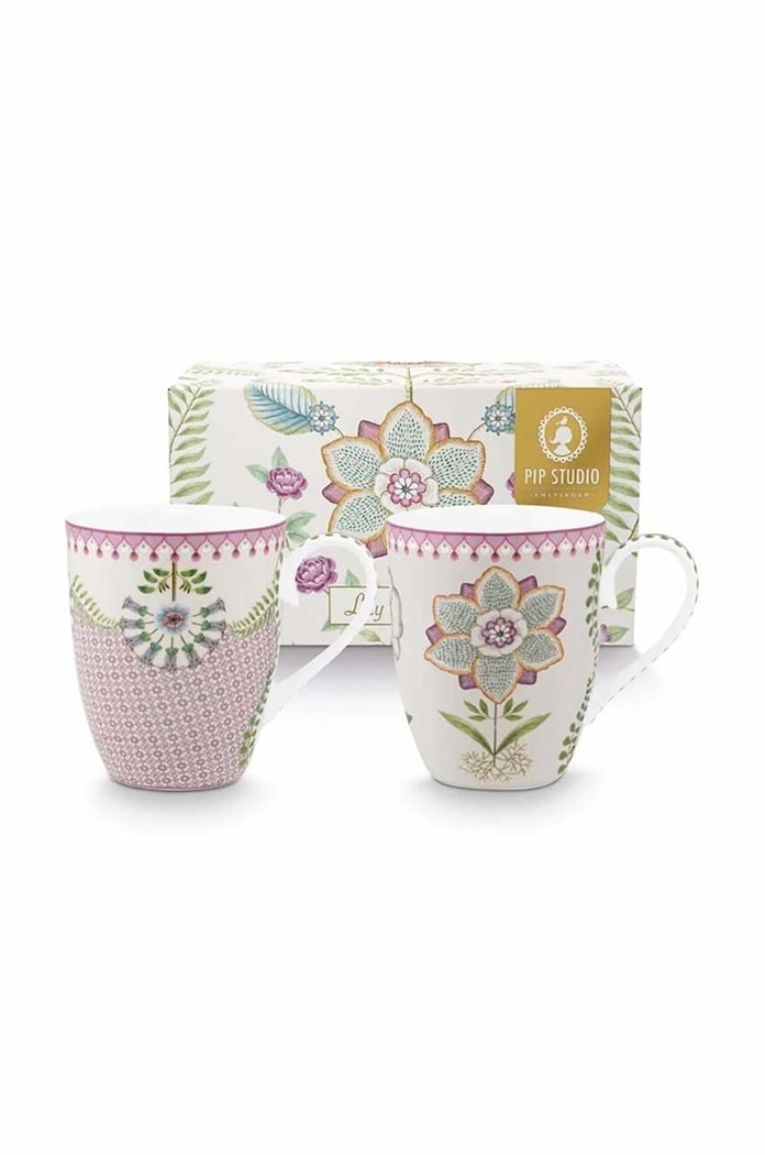 Pip Studio set căni Lily&Lotus 350 ml 2-pack multicolor 51002482