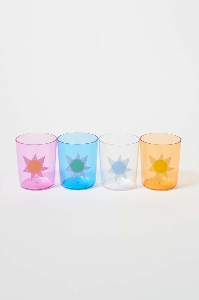 Σετ φλιτζάνια SunnyLife Utopia Multi 400 ml 4-pack πολύχρωμο S3UPHBUT