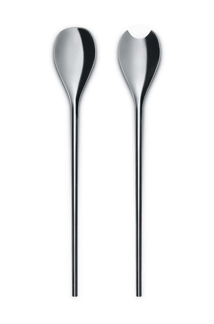 Салатни лъжици Alessi Humancollection (2 броя) сив BMGS02