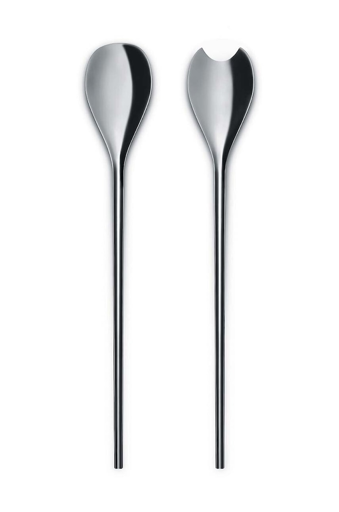 Салатни лъжици Alessi Humancollection (2 броя) сив BMGS02
