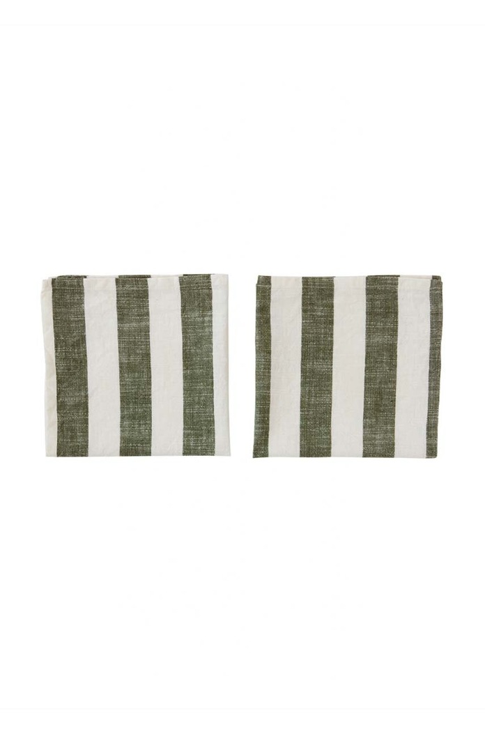 Sada bavlněných ubrousků OYOY Striped Napkin 2-pack vícebarevná L300310