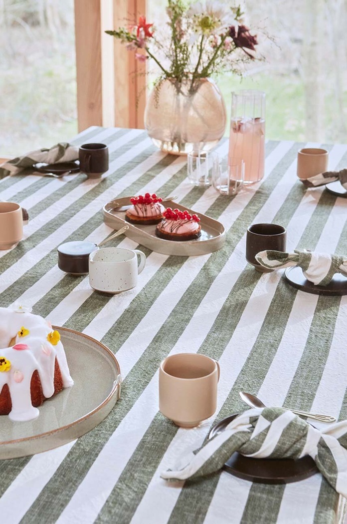 Sada bavlněných ubrousků OYOY Striped Napkin 2-pack L300310 vícebarevná AA00