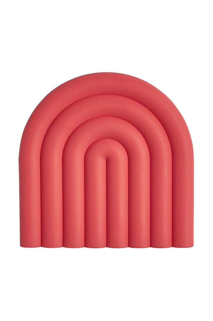 Kuhinjski podmetač OYOY Rainbow Trivet crvena L301216