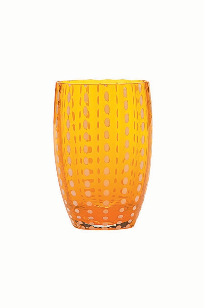 Zafferano set de pahare Perle 320 ml 2-pack portocaliu PR00106