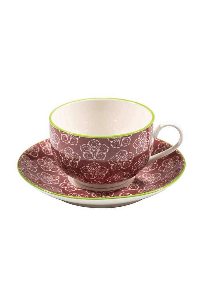 Zafferano ceașcă și farfurioară Tue Tea 270 ml 4-pack roz TU01108