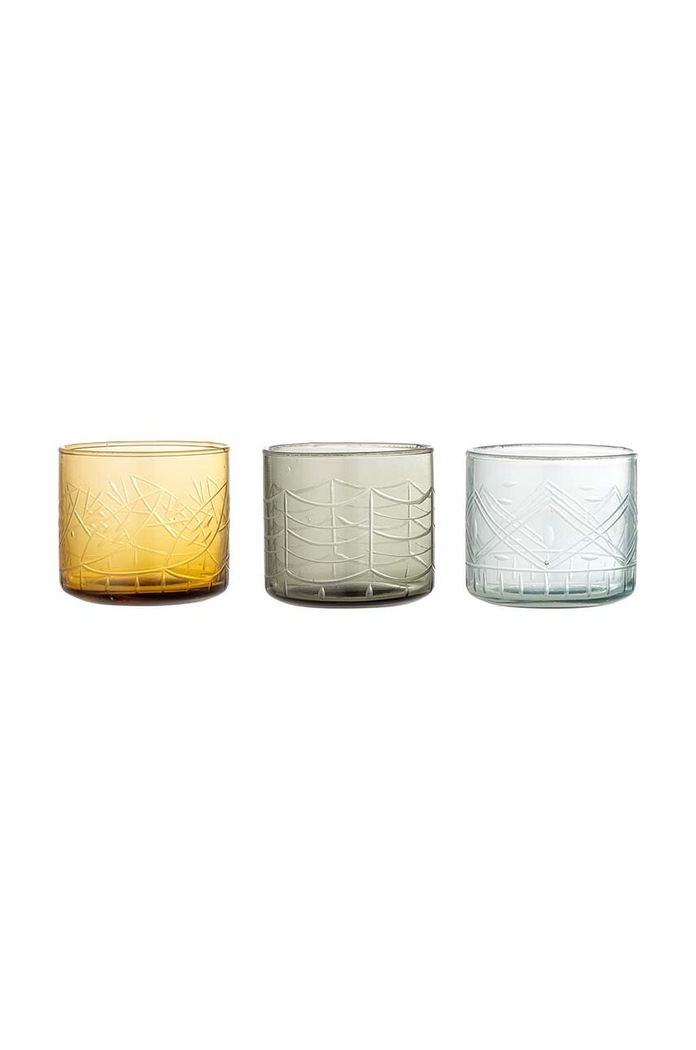 Sada skleniček Bloomingville Jozefina 300 ml 3-pack vícebarevná 82068104