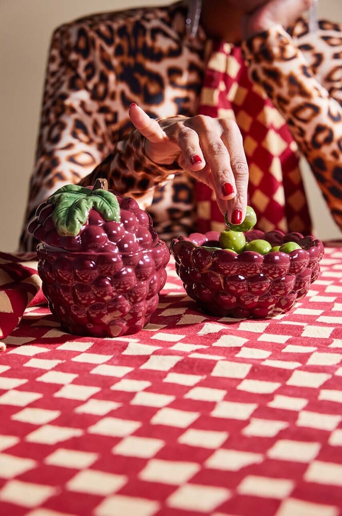 Nádoba s vekom Byon Bowl Grape 5228625907 fialová AA00