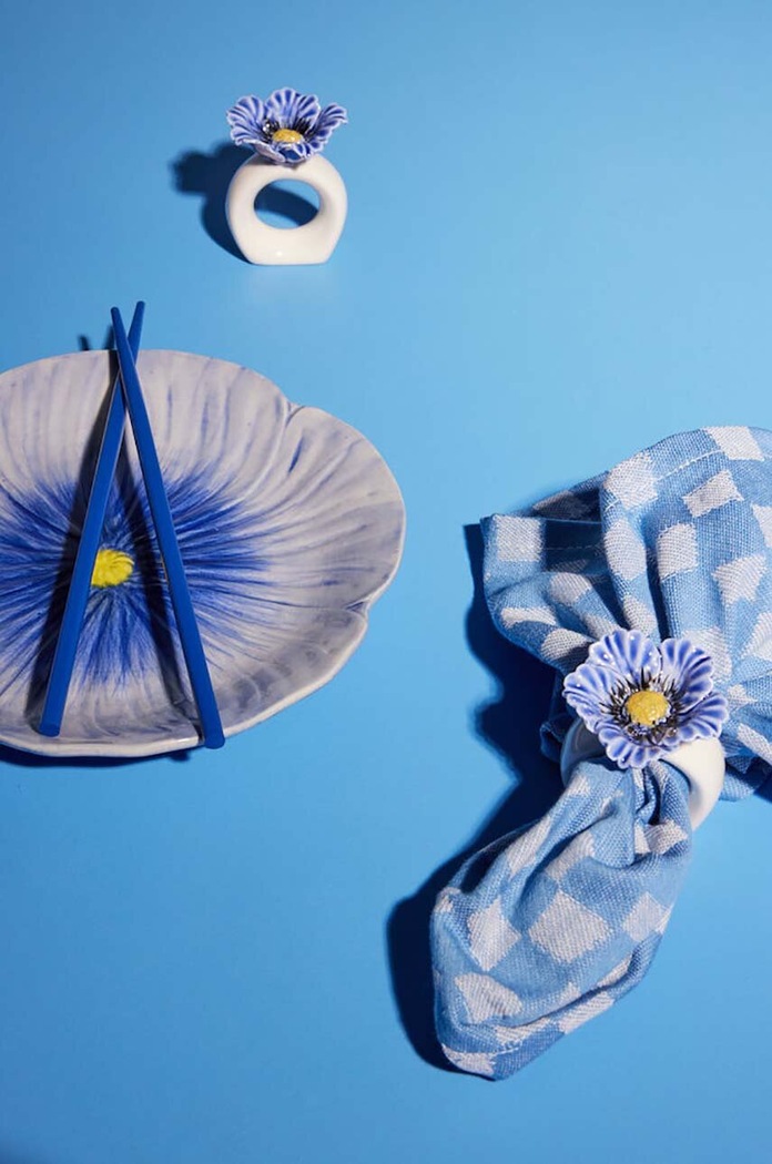 Byon desszert tányér Poppy 21 cm 5283908113 kék AA00
