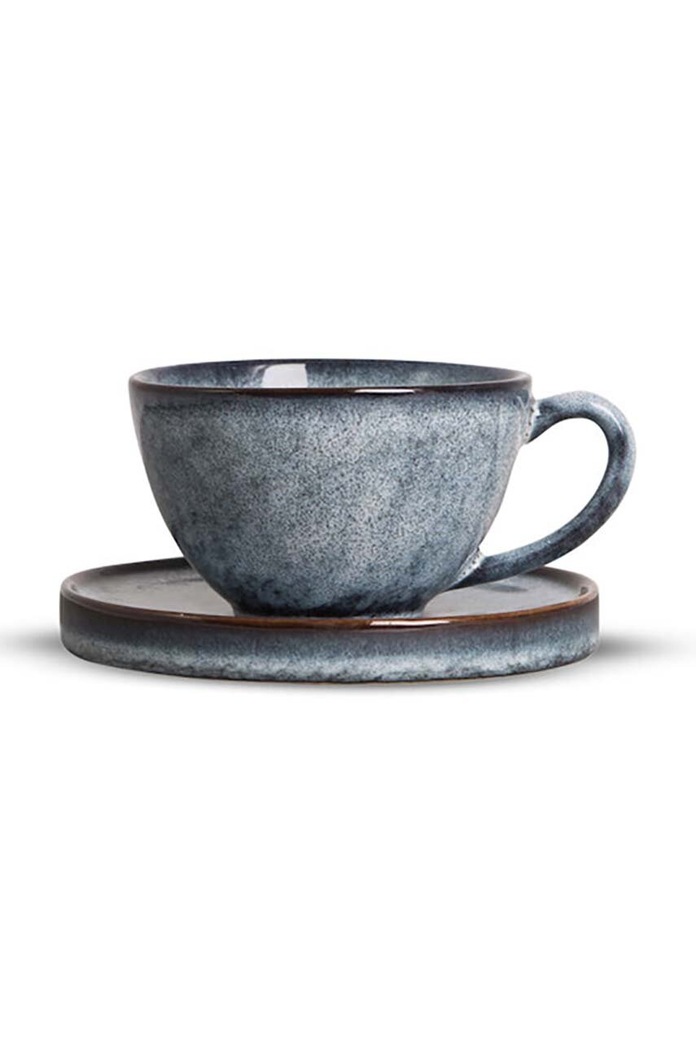 Byon ceașcă și farfurioară Jade 250 ml albastru 5228615813