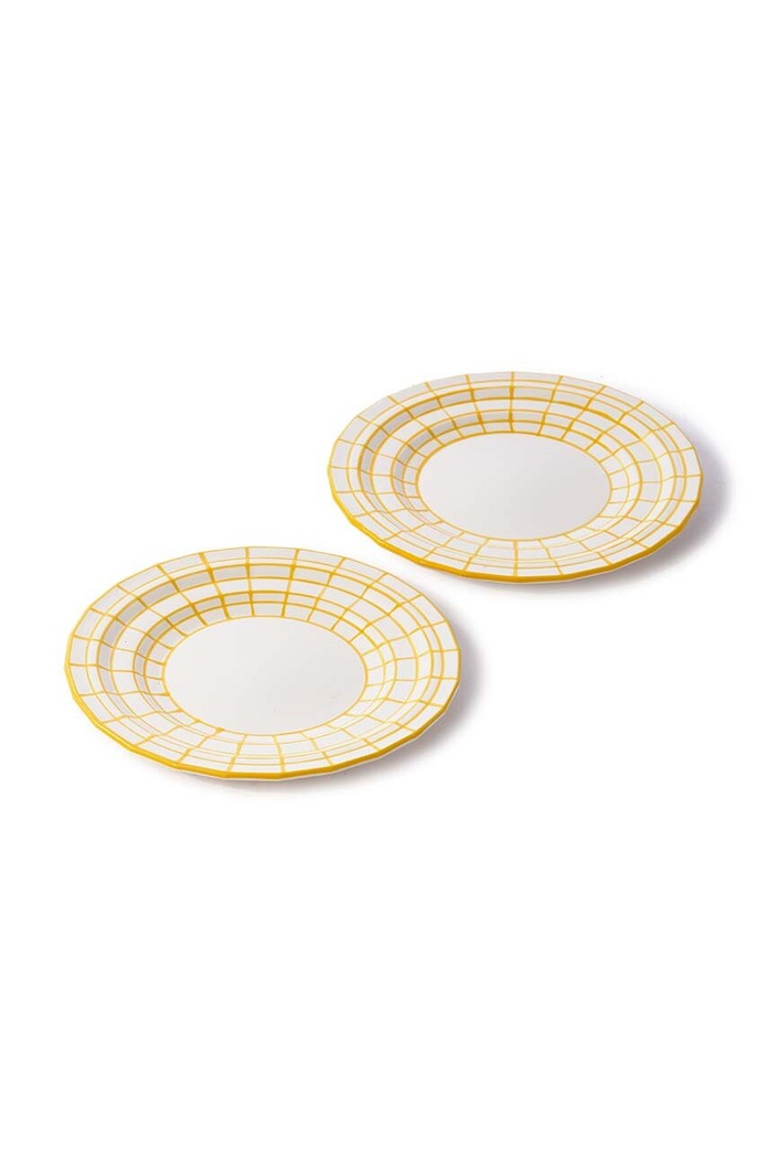 Pols Potten set di piatti piani Digi plate 28,5 cm pacco da 2 230.400.572 multicolore AA00