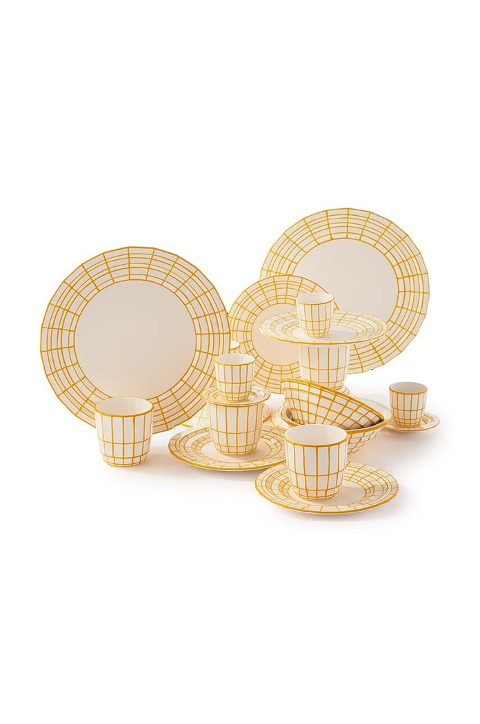 Pols Potten set di piatti piani Digi plate 28,5 cm pacco da 2 230.400.572 multicolore