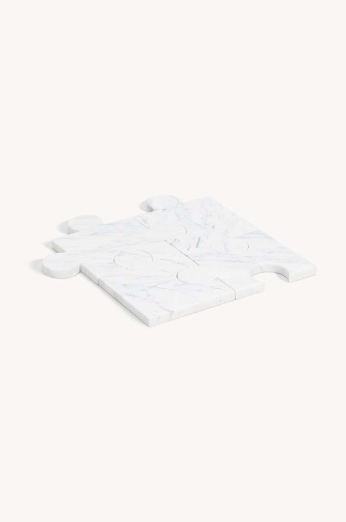Tre Product Mousepad Stonecut Puzzle 4-pack alb SPC194MW
