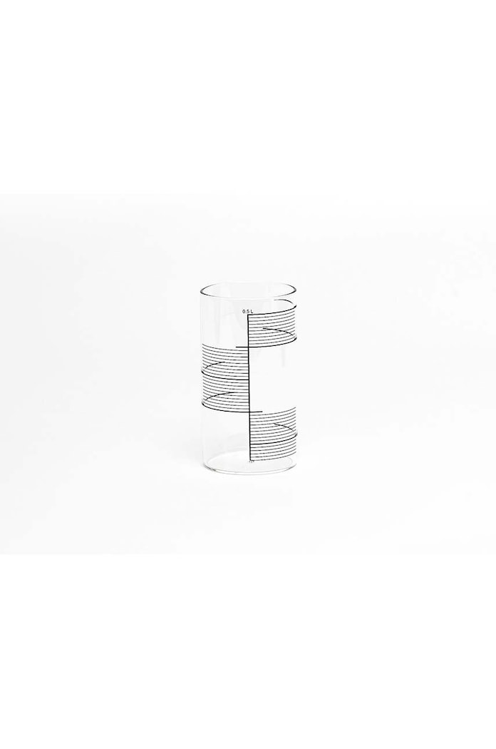 Tre Product set de pahare Square Stripes 500 ml 4-pack transparent GSS271GB