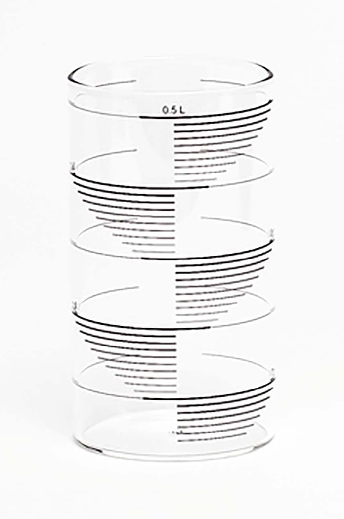 Tre Product set de pahare Rectangle Stripes 500 ml 4-pack transparent GRS272GB